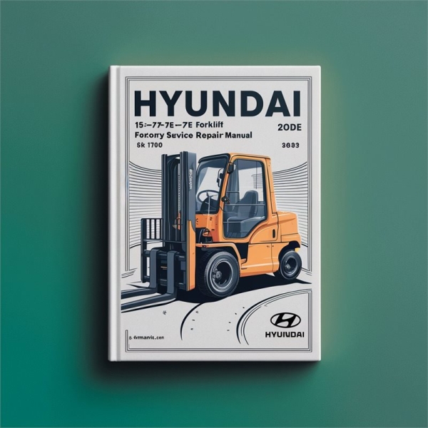Hyundai Gabelstapler 15D-7E, 18D-7E, 20DA-7E Werkskundendienst- und Reparaturhandbuch