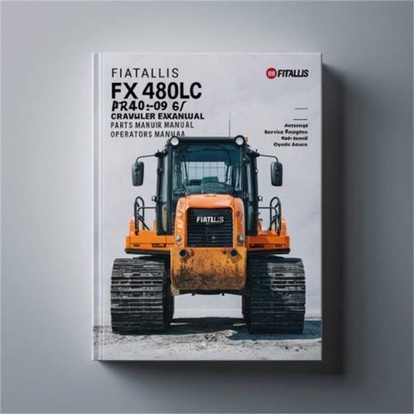 FiatAllis FX480 Raupenbagger Handbuch-Set