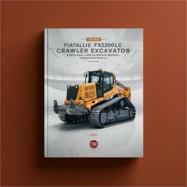 FiatAllis FX200 / FX200LC Raupenbagger Handbuch-Set