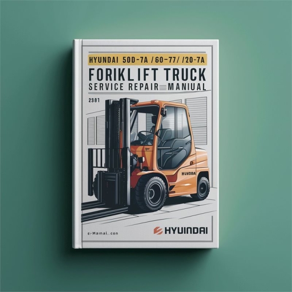 Hyundai Gabelstapler 50D-7A/60D-7A/70D-7A Service- und Reparaturhandbuch