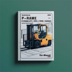 Nissan Gabelstapler P-Rahmen PPF/PPL/PPC/PPD Baureihe - Service- und Reparaturhandbuch