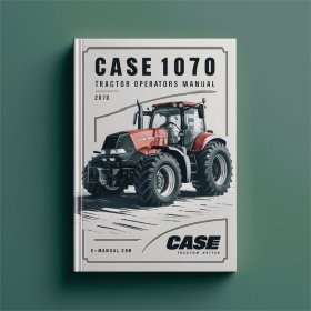 CASE IH 1070 Traktor Bedienungsanleitung