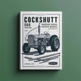 Cockshutt 560 Traktor Werkstatt Handbuch