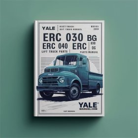 Yale ERC 030/040 AG/BG Gabelstapler Ersatzteilhandbuch (A814)