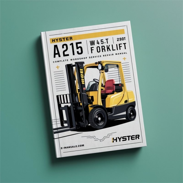 Hyster A215 (W45XT) Gabelstapler Werkstatthandbuch