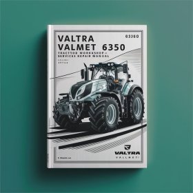 Valtra Valmet 6350 Traktor Werkstatthandbuch