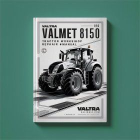 Valtra Valmet 8150 Traktor Werkstatt- und Reparaturhandbuch