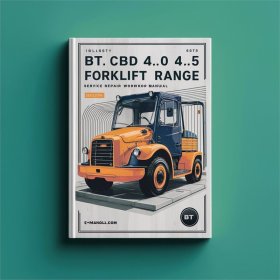 Stapler-Lastwagen Cargo Range Service Reparatur Handbuch 4.0 - 5.0