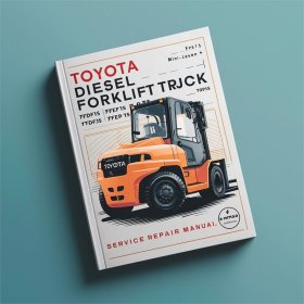 Toyota Diesel Gabelstapler 7FDF15-30 & 7FDJ35 mit OPS & MiniLever - Servicehandbuch
