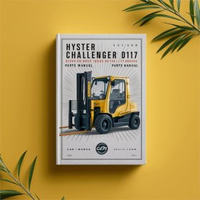 Teilehandbuch für Gabelstapler Hyster Challenger D117 (H1050EH, H800E, H880E, H970E)
