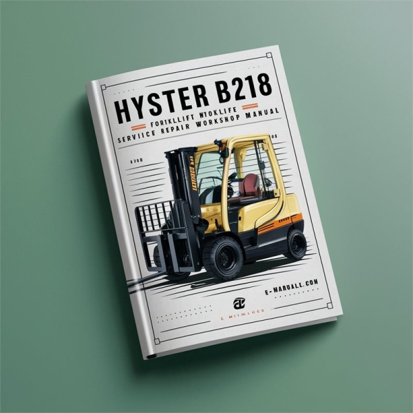 Hyster B218 (W40Z) Gabelstapler Service- und Reparaturhandbuch