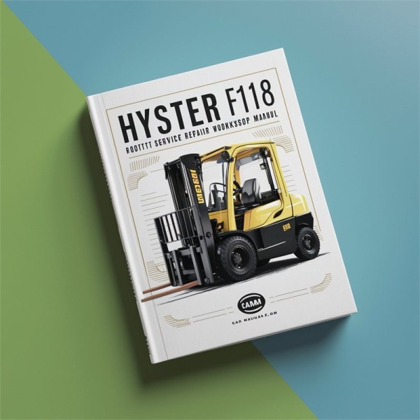 Hyster F118 (R30XM, R30XMA, R30XMF) - Werkstatt-Handbuch für Service & Reparatur