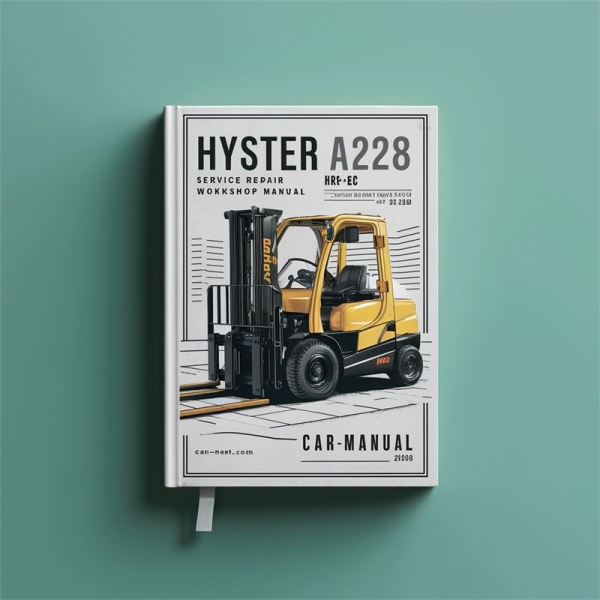 Reparaturhandbuch Gabelstapler Hyster A228 (HR45-EC HR48-EC)