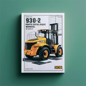 JCB 930-2 Gabelstapler Ersatzteilkatalog (Seriennummern: 00660300-00664999, 00822000-00823755)