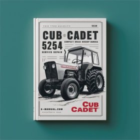 Cub Cadet 5254 Kompakt-Traktor: Werkstatt-Handbuch