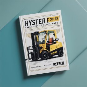Hyster E30/35/40/45/50FR (Z943) Gabelstapler Service & Reparaturhandbuch