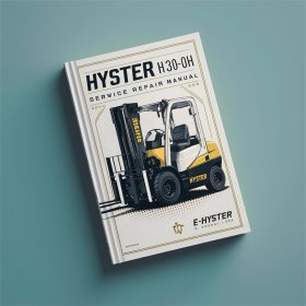 Wartungs- und Reparaturhandbuch für Gabelstapler Hyster h30-60h (e003)