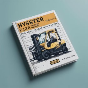 Hyster E138 Stapler Service- und Reparaturhandbuch