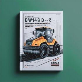 Bomag BW142 D-2 Single drum vibratory rollers Service Parts Catalogue Manual SN136510121001-136510129999
