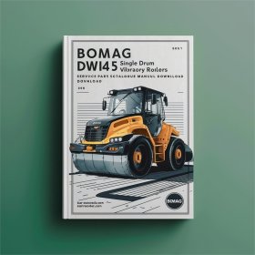 Bomag BW145 DH-3 Single drum vibratory rollers Service Parts Catalogue Manual SN901581481001-901581489999