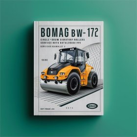 Bomag BW172 D-2 Single drum vibratory rollers Service Parts Catalogue Manual SN136520121001-136520129999