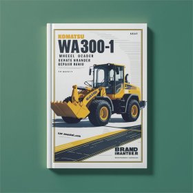Komatsu WA300-1 WA320-1 Wheel Loader Service & Repair Manual