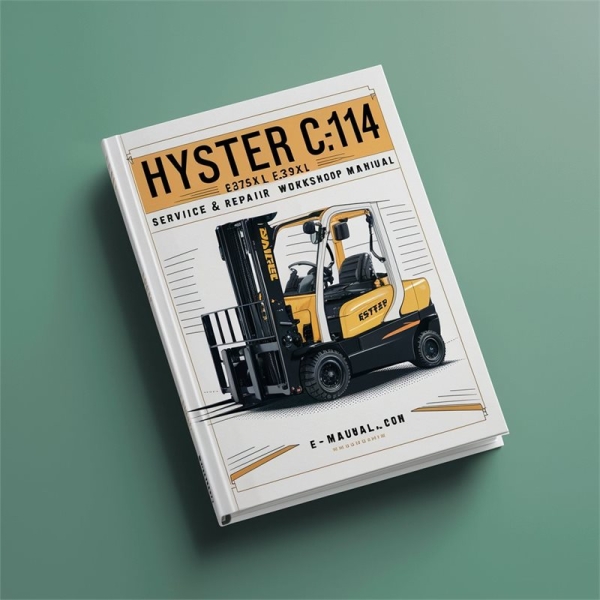 Hyster C114 (E25XL, E30XL, E35XL) Gabelstapler Service- und Reparaturhandbuch