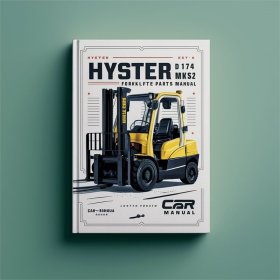 Reparatur- und Ersatzteilhandbuch Hyster D174 R30XMS2 Gabelstapler