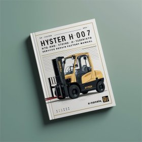 Hyster H007 (H170HD bis H280HD) Gabelstapler Service- und Reparaturhandbuch