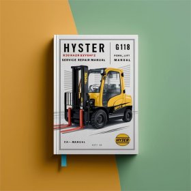 Hyster G118 (R30XM2, R30XMA2, R30XMF2) Gabelstapler Service- und Reparaturhandbuch