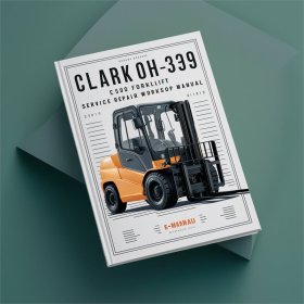 Reparaturhandbuch für Gabelstapler Clark OH-339 C500