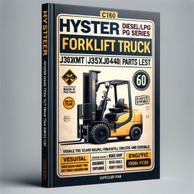 Ersatzteilliste für Hyster Diesel-/LPG-Gabelstapler Serie C160: J30XMT, J35XMT, J40XMT