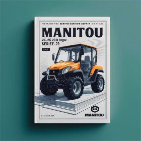 Manitou MSI 20/25/30 D Buggie Serie 2-E2 - Service- und Reparaturhandbuch