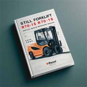 Still Gabelstapler R70-15/16 Werkstatt Handbuch