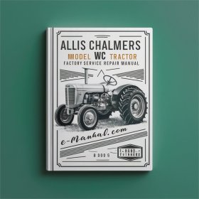 Allis Chalmers WC Traktor Werkstatt-Reparaturhandbuch
