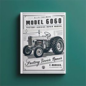 Allis Chalmers Traktor Modell 6060 Werkstatthandbuch