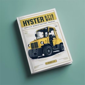 Stapler Hyster B218 W40Z - Werkstatthandbuch