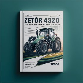 Zetor 4320/4340 Traktor Werkstatt-Servicehandbuch