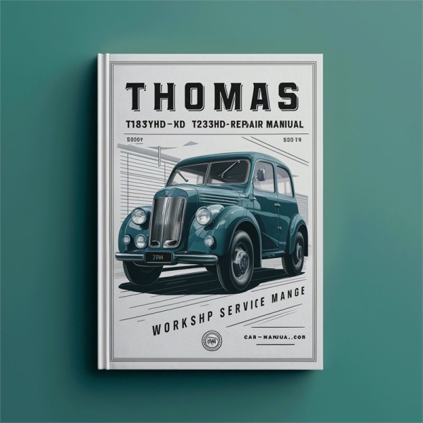 Thomas T183HD T233HD Workshop Service Repair Manual
