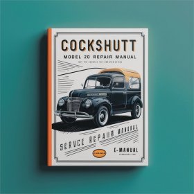 Cockshutt Modell 20 Servicehandbuch