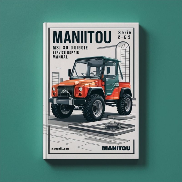 Manitou MSI 30 D Buggie Serie 2-E2 Service-Handbuch