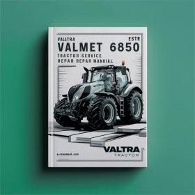 Valtra Valmet 6850 Traktor - Service- und Reparaturhandbuch