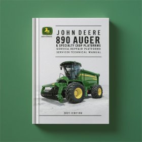 John Deere 890 Schnecken- und Spezialfruchtplattform - Service- und Reparaturhandbuch