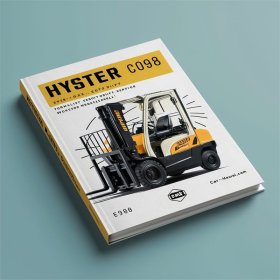 Hyster C098 (E3.50XL - E5.50XLS Europa) - Werkstatt-Handbuch für Wartung und Reparatur