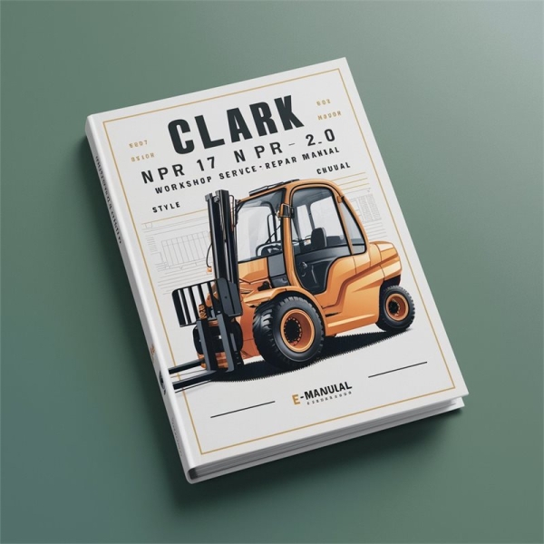 Reparaturhandbuch Gabelstapler Clark NPR 17 & 20