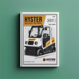 Handgabelhubwagen Ersatzteilhandbuch Hyster W60Z (A231)