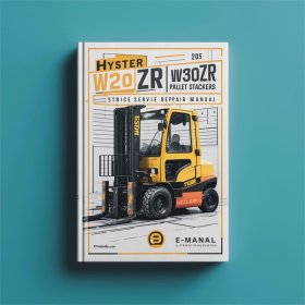 Hyster W20ZR / W30ZR (B455) Stapler-Reparaturhandbuch
