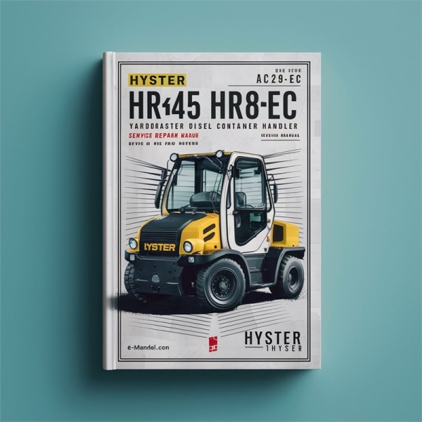 Hyster HR45-EC / HR48-EC (A228) YardMaster Diesel Container Handler - Service-Reparaturhandbuch