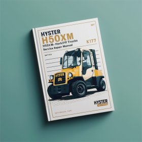 Hyster Gabelstapler H45XM - H65XM (K177) Service- und Reparaturhandbuch