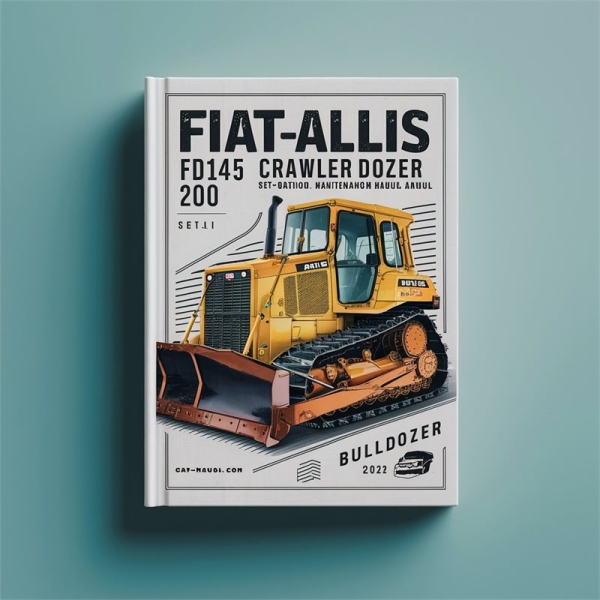 FiatAllis FD145 Raupenbagger Handbuch-Set - Betrieb, Wartung & Reparatur